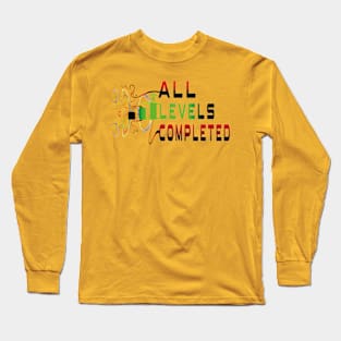 ALL LEVELS Completed 100% Long Sleeve T-Shirt